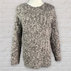 J. Jill Chunky Marled Knit Sweater